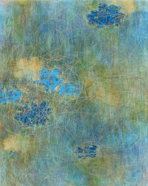 Shin Kyoung Ro, ‘Inbetween 0702’, 2018, Painting, Sewing on Korean paper, Artflow