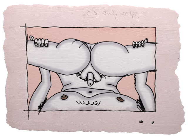 Carroll Dunham, ‘Untitled (C. D. July 2016)’, 2016, Print, Monoprint on handmade paper, Universal Limited Art Editions