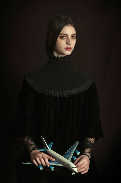 Romina Ressia, ‘Girl Holding a Plastic Plane’, 2019, HOFA Gallery (House of Fine Art)