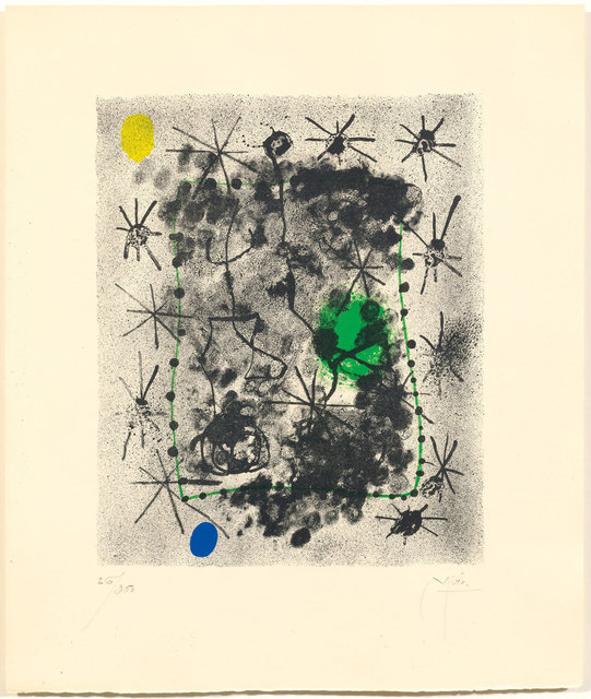 Joan Miró, ‘From: Constellations’, 1959, Print, Colour lithograph, Koller Auctions