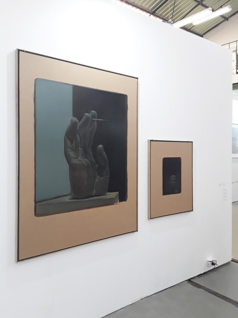 From left to right: "The Reference - Colossus", Pedro Pascoinho, 2018; "Efface II", Pedro Pascoinho, 2018. From left to right: "The Reference - Colossus", Pedro Pascoinho, 2018; "Efface II", Pedro Pascoinho, 2018.