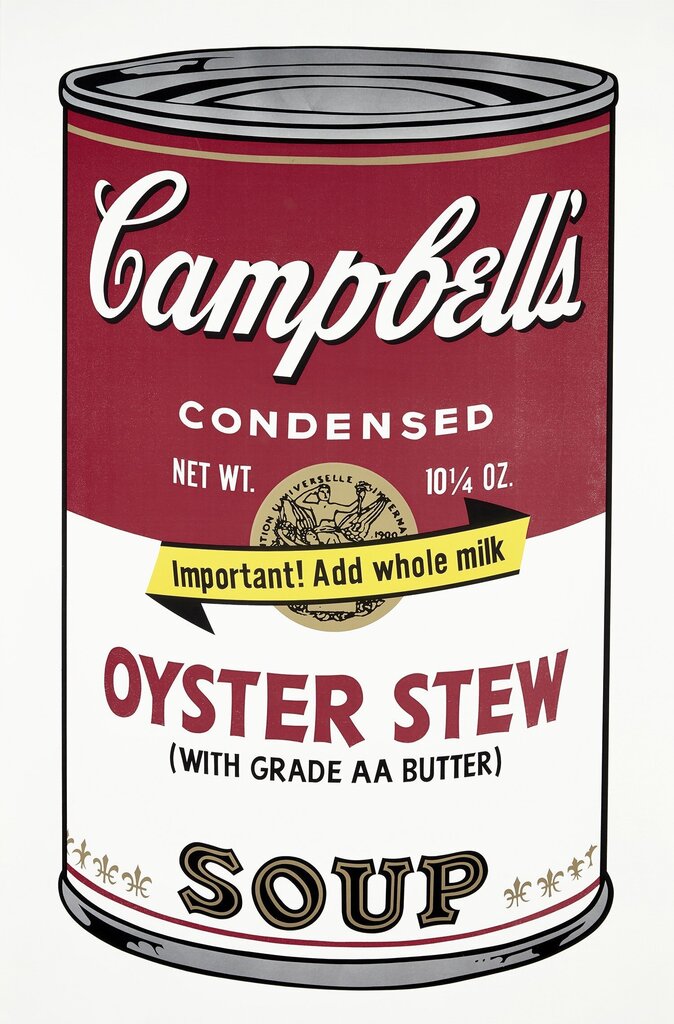 Andy Warhol - Oyster Stew, from Campbell's Soup II (F. & S. 60)
