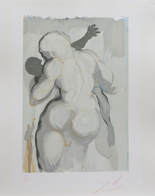 Salvador Dalí, ‘Divine Comedy Purgatory Canto 6’, ca. 1960, Print, Woodcut, Fine Art Acquisitions Dali