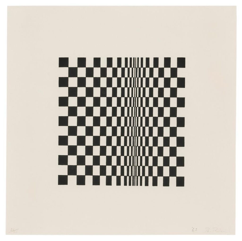 Bridget Riley - Untitled (Based on Movement in Squares)