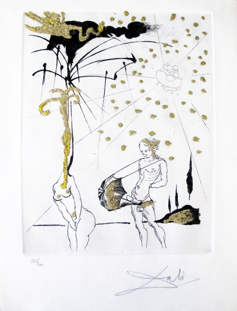 Salvador Dalí, ‘Le poete contumace (The rebel poet) from Les Amours Jaues’, 1974, Hamilton-Selway Fine Art
