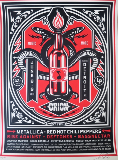 Shepard Fairey, ‘Orion Festival’, 2013, AYNAC Gallery