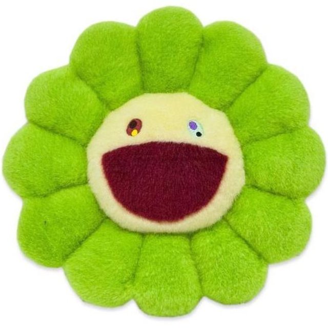 Takashi Murakami, ‘FLOWER CUSHION GREEN’, 2018, Design/Decorative Art, Polyester and acrylic, Marcel Katz Art