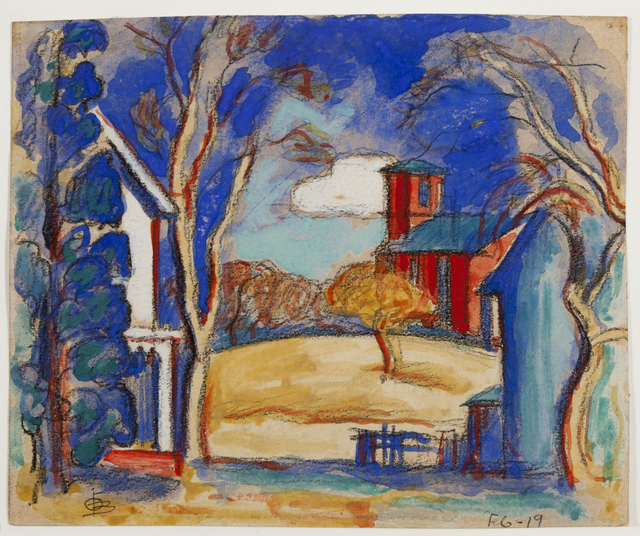 Oscar Bluemner, ‘Schoolhouse, Conger NY’, 1867-1938, ACA Galleries