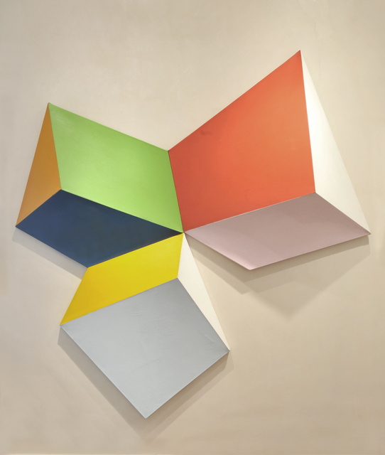 Charles Hinman, ‘View Down, Across to the Left and Right ’, 1964, Painting, Acrylic on shaped canvas, Peyton Wright Gallery
