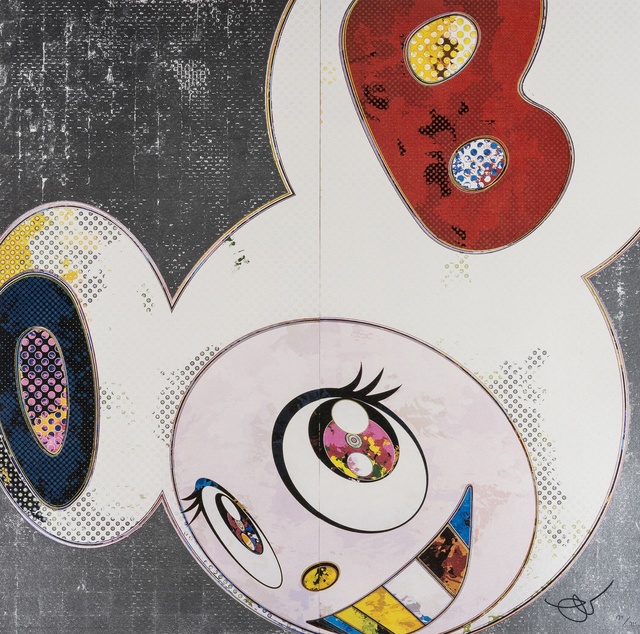 Takashi Murakami, ‘DOB in Pure White Robe (Navy and Vermillion)’, 2003, Forum Auctions