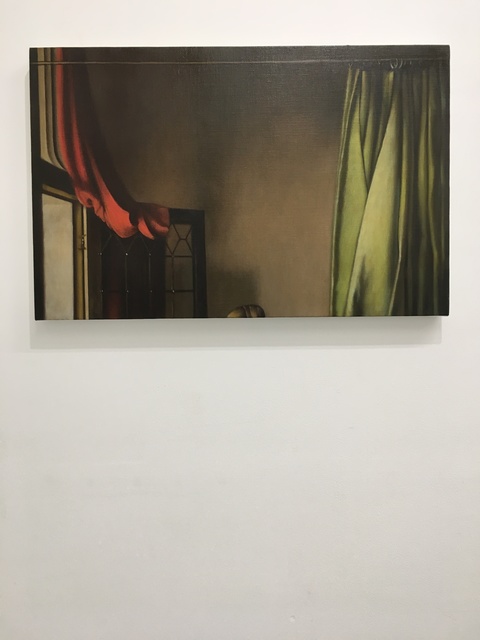 Makoto Murata, ‘At an Open Window - from a series of "Spacing Out" ’, 2018, Painting, Oil on canvas, SNOW Contemporary