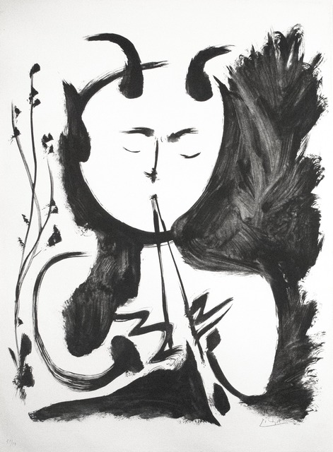 Pablo Picasso, ‘Faun Musician no. 4’, 1948, Print, Lithograph, R. S. Johnson Fine Art