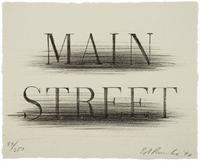 Ed Ruscha - Main Street (from Harvey Gantt Portfolio)