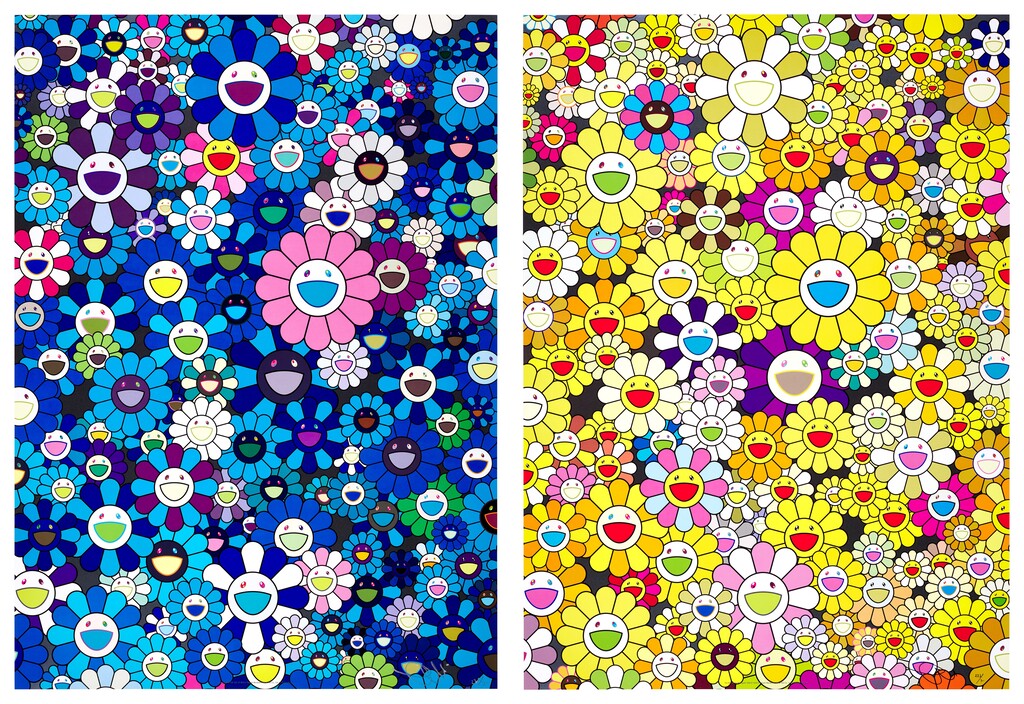 Takashi Murakami - An Homage to IKB 1957 B; and An Homage to Monogold 1960 B (Two Works)