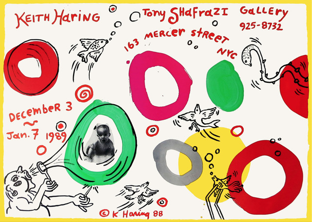 Keith Haring, ‘Artistsposter Tony Shafrazi Gallery, New York, USA’, 1988, Hans den Hollander Prints