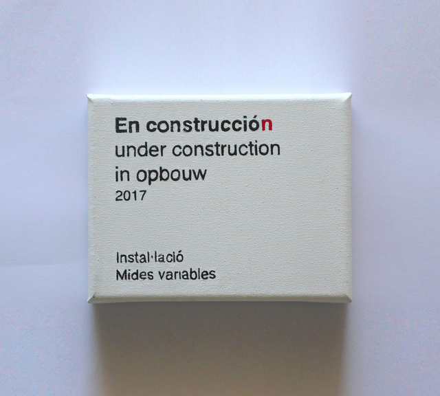 Martí Anson, ‘Cartelas de arquitectura (En construcción)’, 2017, Estrany - De La Mota