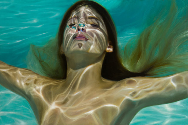 Reisha Perlmutter, ‘Nereid’, 2017, Painting, Oil on canvas, Roman Fine Art