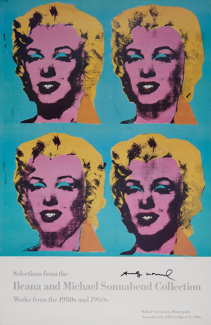 Andy Warhol, ‘Four Marilyns, Selections from the Ileana & Michael Sonnabend Collection/Works from the 1950's and 1960's’, 1962, Rago