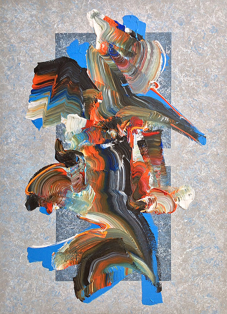 Dennis Kleidon, ‘Unleashed #19’, 2019, Painting, Acrylic on canvas, Walter Wickiser Gallery
