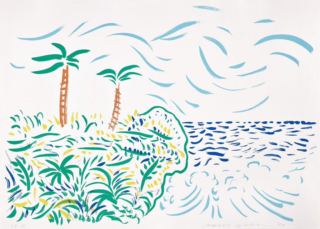 David Hockney - Bora Bora (T.G. 256, M.C.A.T. 213)