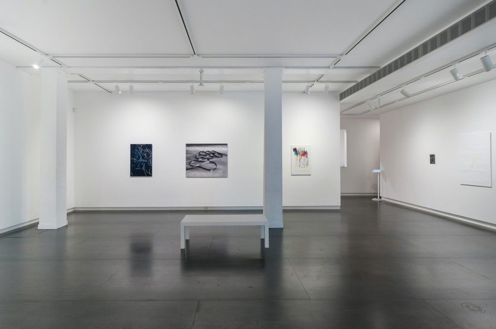 Photo by Mario Gallucci showing work by Ronny Quevedo and Sharon Koelblinger. Photo by Mario Gallucci showing work by Ronny Quevedo and Sharon Koelblinger.