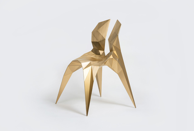 Zhoujie Zhang, ‘Split Chair (SQN3-A) Brass’, 2014, Gallery ALL