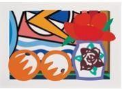 Tom Wesselman - Still life with lichtenstein and two oranges, from portfolio 90