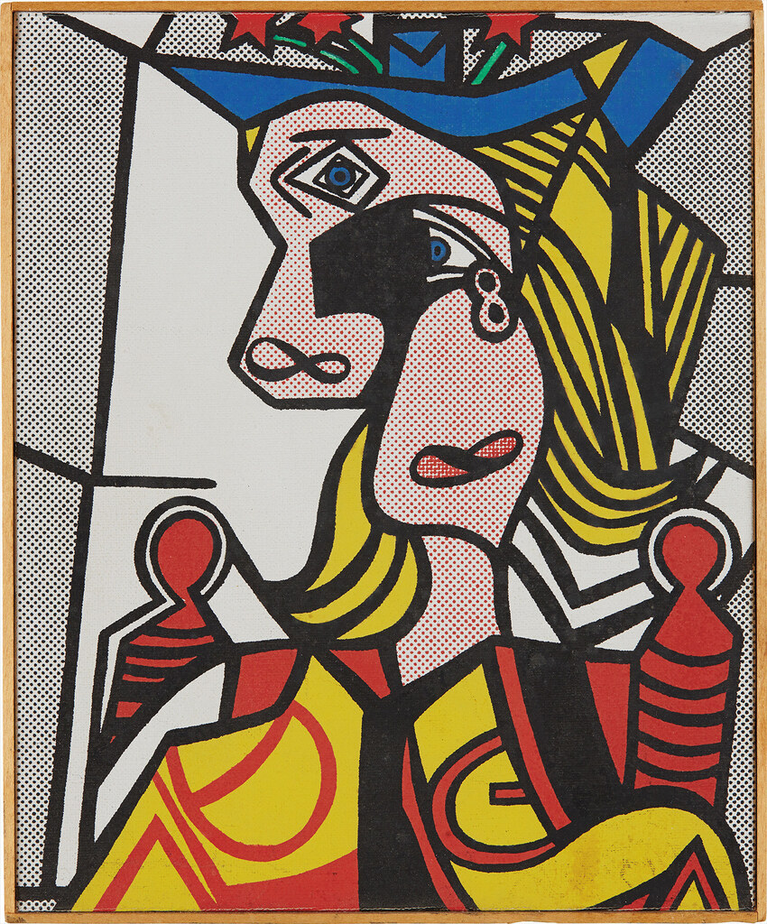 Richard Pettibone - Roy Lichtenstein, Woman with Flowered Hat, 1963