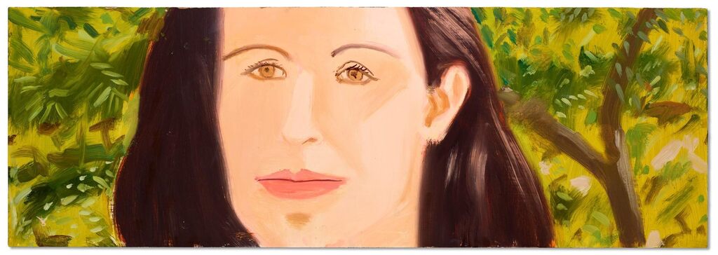 Alex Katz - Alba in Garden