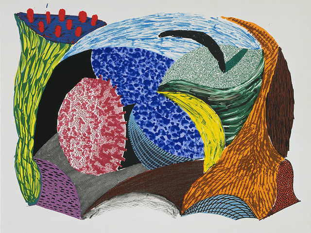 David Hockney, ‘Blue Hang Cliff’, 1993, Kenneth A. Friedman & Co.