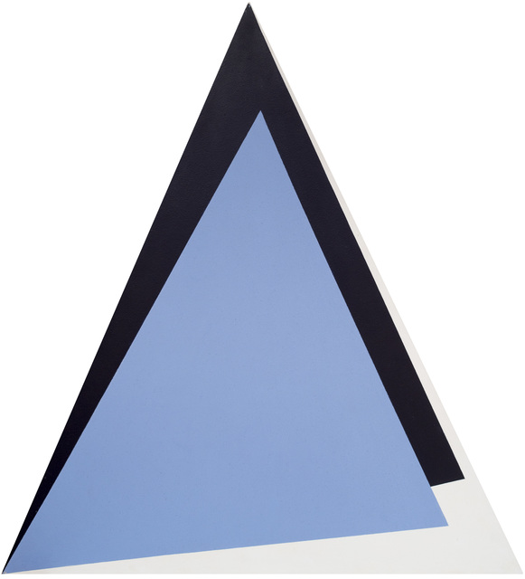 Irene Buarque, ‘Triangulo roxos’, 1987, GALERÍA JOSÉ DE LA MANO