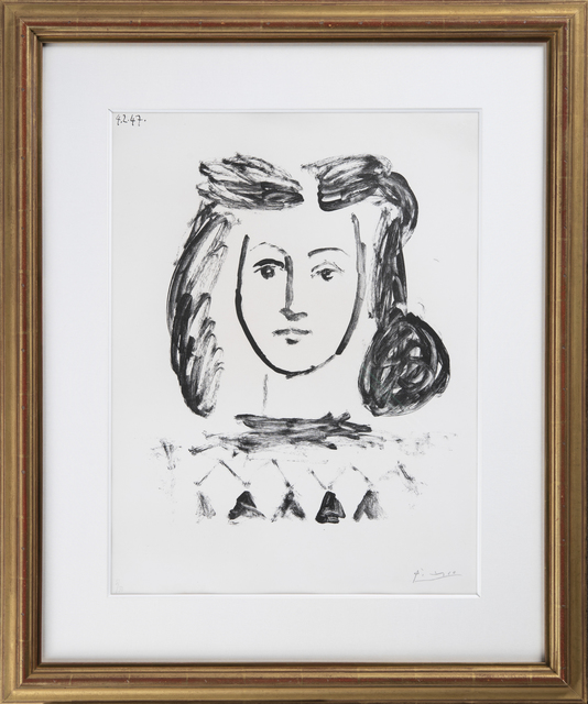 Pablo Picasso, ‘Buste de jeune fille’, 1947, Odon Wagner Gallery