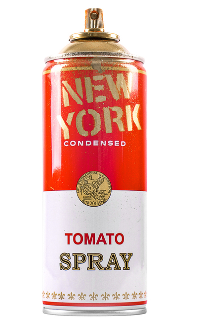 Mr. Brainwash, ‘NEW YORK SPRAY CAN (Gold)’, 2016, Silverback Gallery