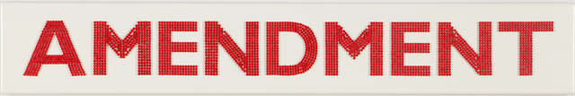 Michele Pred, ‘Amendment’, 2012, Sculpture, Birth control pills on panel, Nancy Hoffman Gallery
