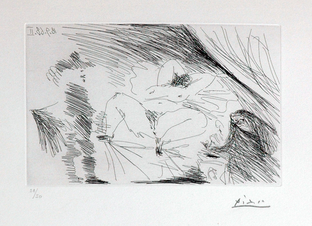 Pablo Picasso, ‘18.9.1968 II - Eau forte’, 1968, DIE GALERIE