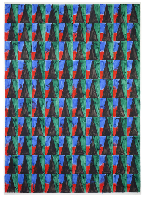 Marijn Van Kreij, ‘Untitled (Paul Klee, Hungriges Mädchen, 1939, #2)’, 2014, Drawing, Collage or other Work on Paper, Gouache and pencil on paper, Klemm's
