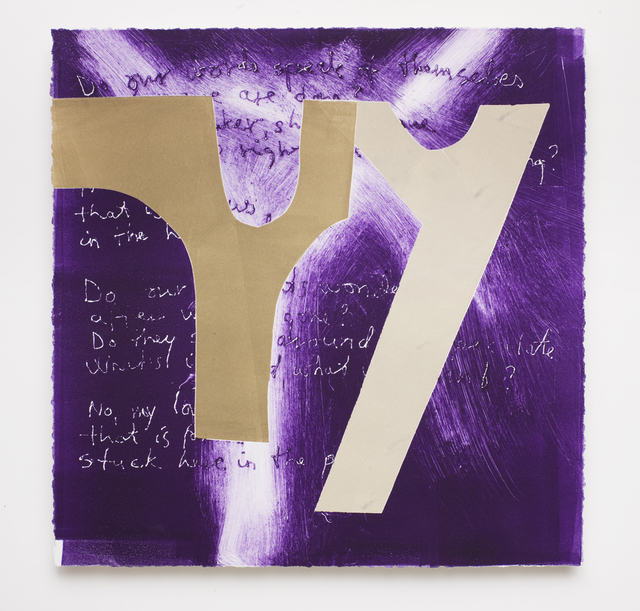 Magne Furuholmen, ‘alpha-beta ‘Y’’, 2009, Print, Monotype with drypoint on Somerset 410gsm white satin, Paul Stolper Gallery
