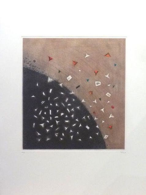 Arthur Luiz Piza, ‘Eclatement Tellurien ’, ca. 1967, Print, Engraving on paper, Le Coin des Arts