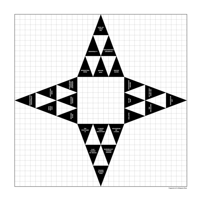 Game Board (Fragments of a hologram rose) — Ludovic Bernhardt (2019)