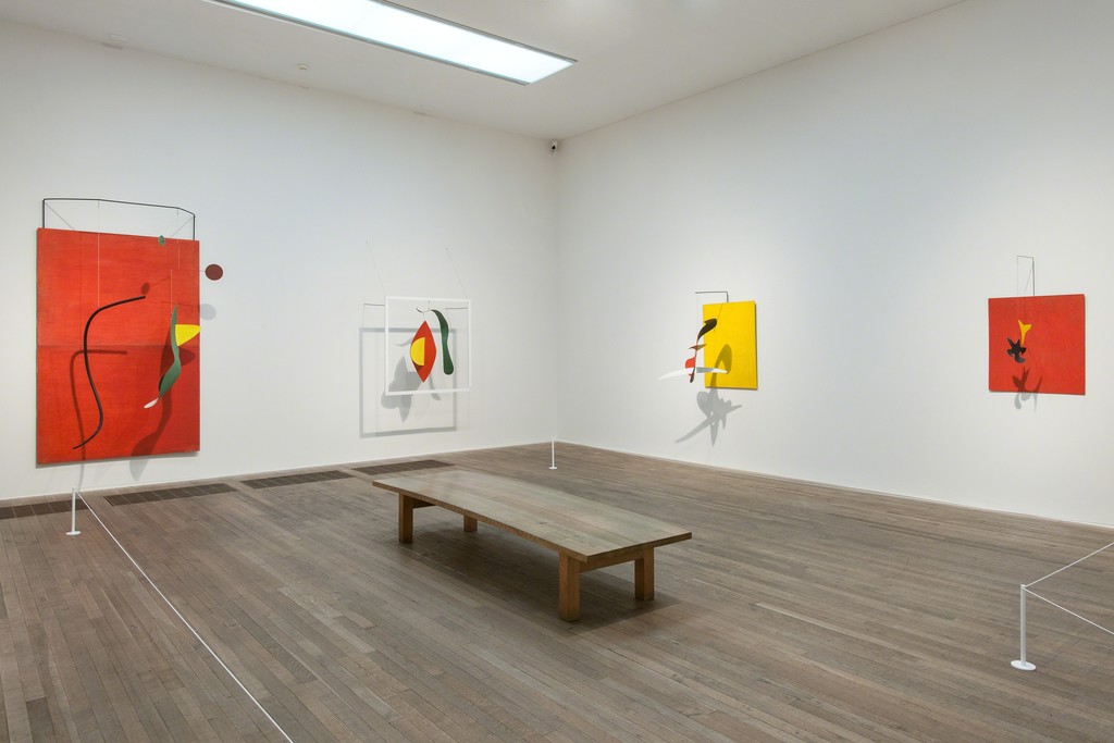 Installation photograph, Alexander Calder: Performing Sculpture Installation photograph, Alexander Calder: Performing Sculpture