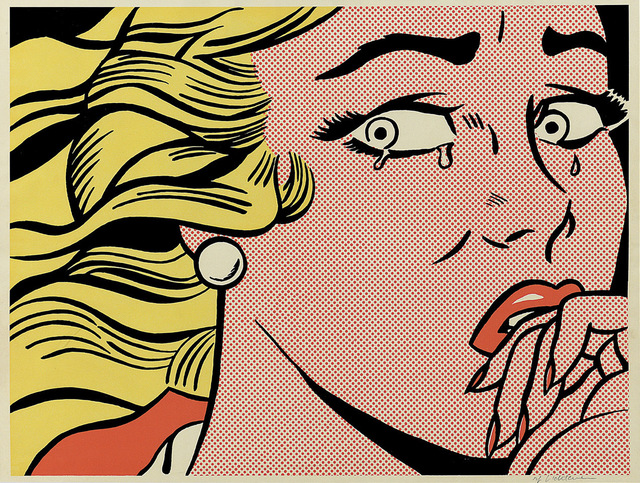 Roy Lichtenstein, ‘Crying Girl’, 1963, Print, Offset lithograph in colors, on light-weight wove paper, Kutlesa Gallery