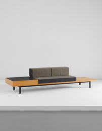Bench with drawer, from Cité Cansado, Cansado, Mauritania