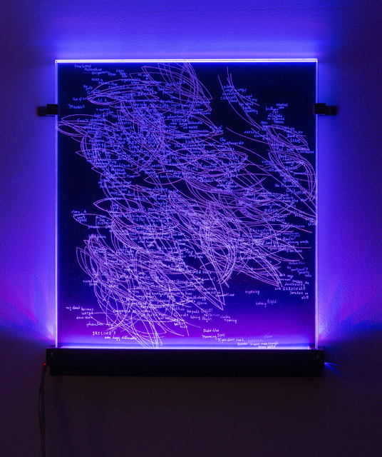 Katherine Jackson, ‘Ornithology’, 2017, Sculpture, Glass, steel, RGB LEDs, Park Place Gallery