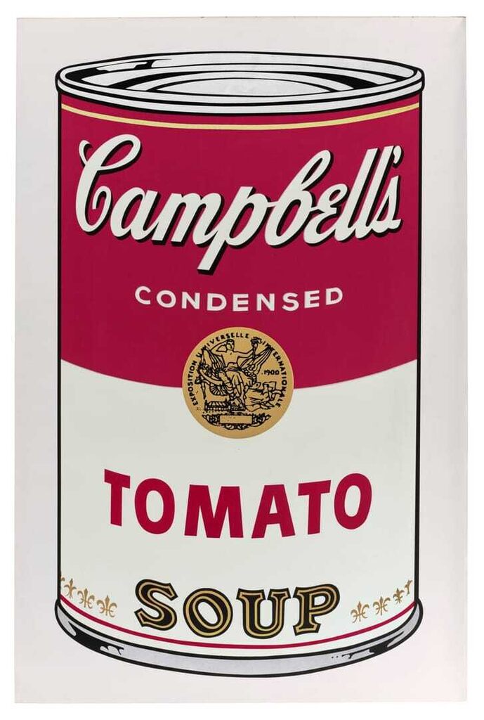 Andy Warhol - Tomato Soup, from: Campbell's Soup I