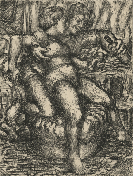 Jared French, ‘Drinkers’, ca. 1950, Childs Gallery