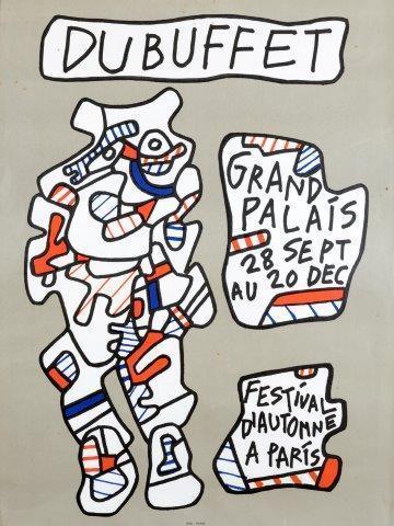 Jean Dubuffet, ‘Untitled’, Posters, Lithography poster in colours, DIGARD AUCTION