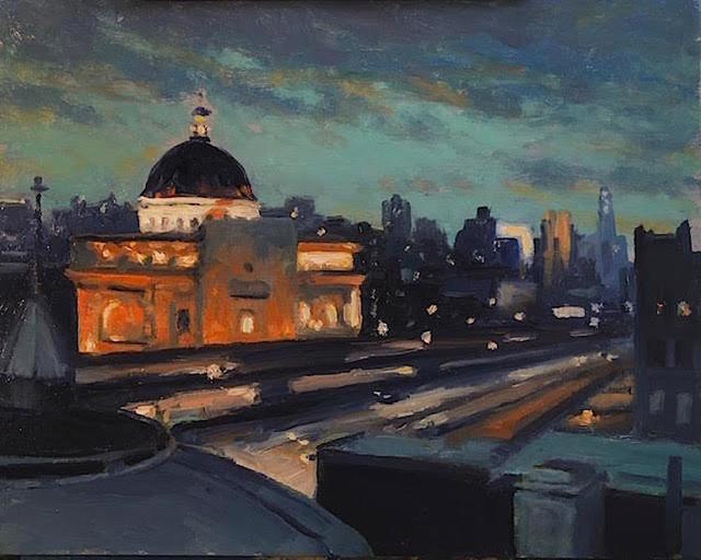 Richard Rosenblatt, ‘Williamsburg Eve’, 2020, Painting, Oil, The Galleries at Salmagundi