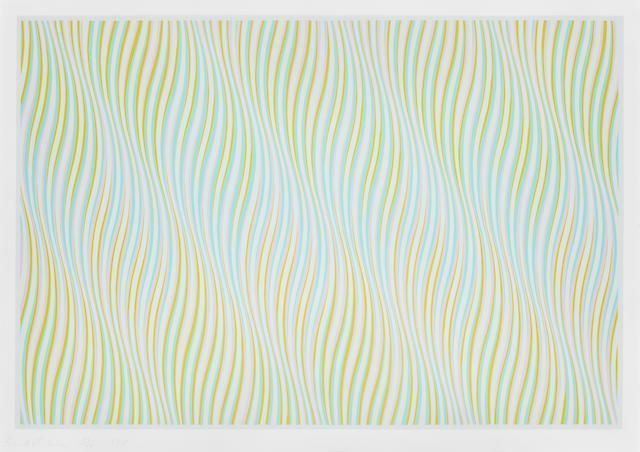 Bridget Riley - Untitled (Blue)