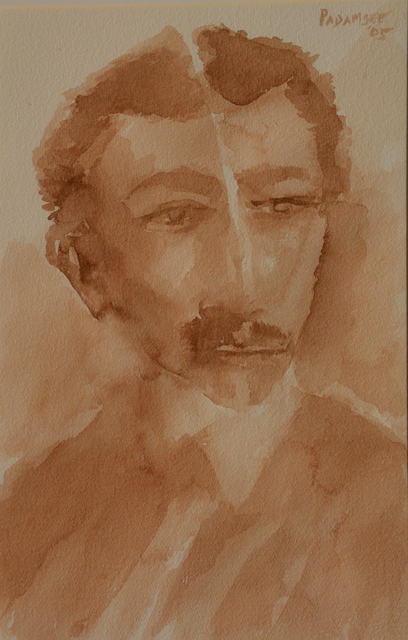 Akbar Padamsee, ‘Portait of Gandhi as young lawer’, 2005, Arushi Arts