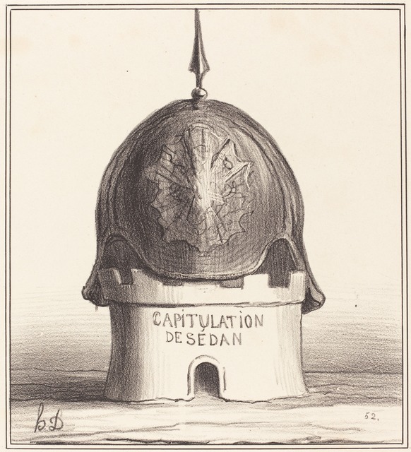 Honoré Daumier, ‘Le couronnement de son édifice’, 1870, National Gallery of Art, Washington, D.C.